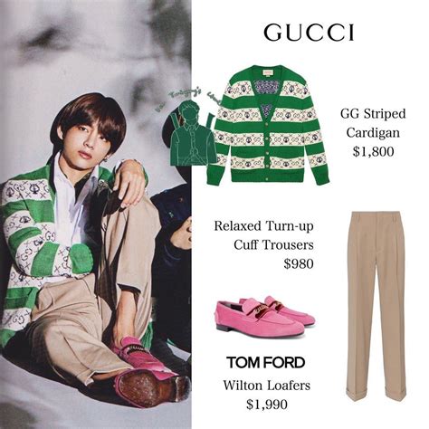 gucci striped polo bts|BTS in Gucci 2020.